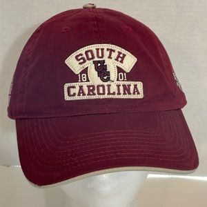 USC South Carolina Drew Pearson baseball hat cap red Velcro ESPN college gameday